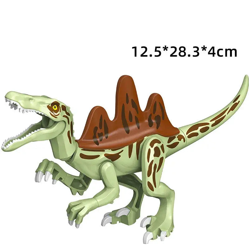Dinosaur Building Blocks – T-Rex, Velociraptor & Triceratops Figures – Dinosaur 42
