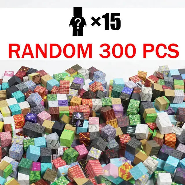 Magnetic Building Blocks – STEM Construction Set (10–500 Pieces) – 300PCS AND 15 DOLLS