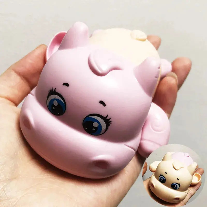 Clockwork Swimming Bath Toy for Kids – 1pcs pink calf