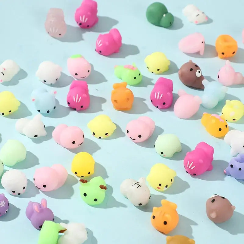 Mochi Squishies – Kawaii Animal Party Favors (5–50)