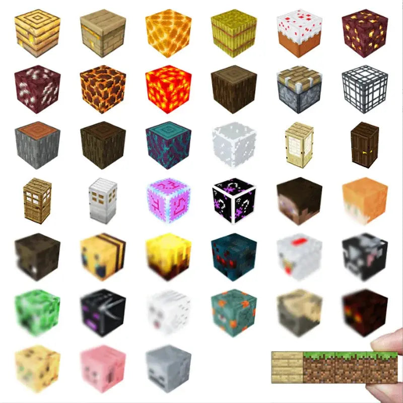 Mine World Magnetic Building Blocks – 50 to 400 Pieces DIY Sensory Toy