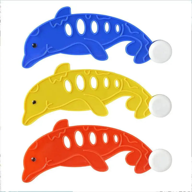 Kids Pool Diving Toy Set – Shark, Rocket & Ocean Friends – 3pac dolphin