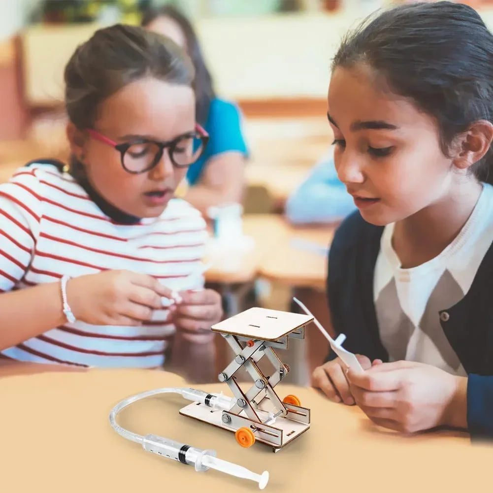 DIY Hydraulic Lift Table – STEM Science Experiment Kit for Kids