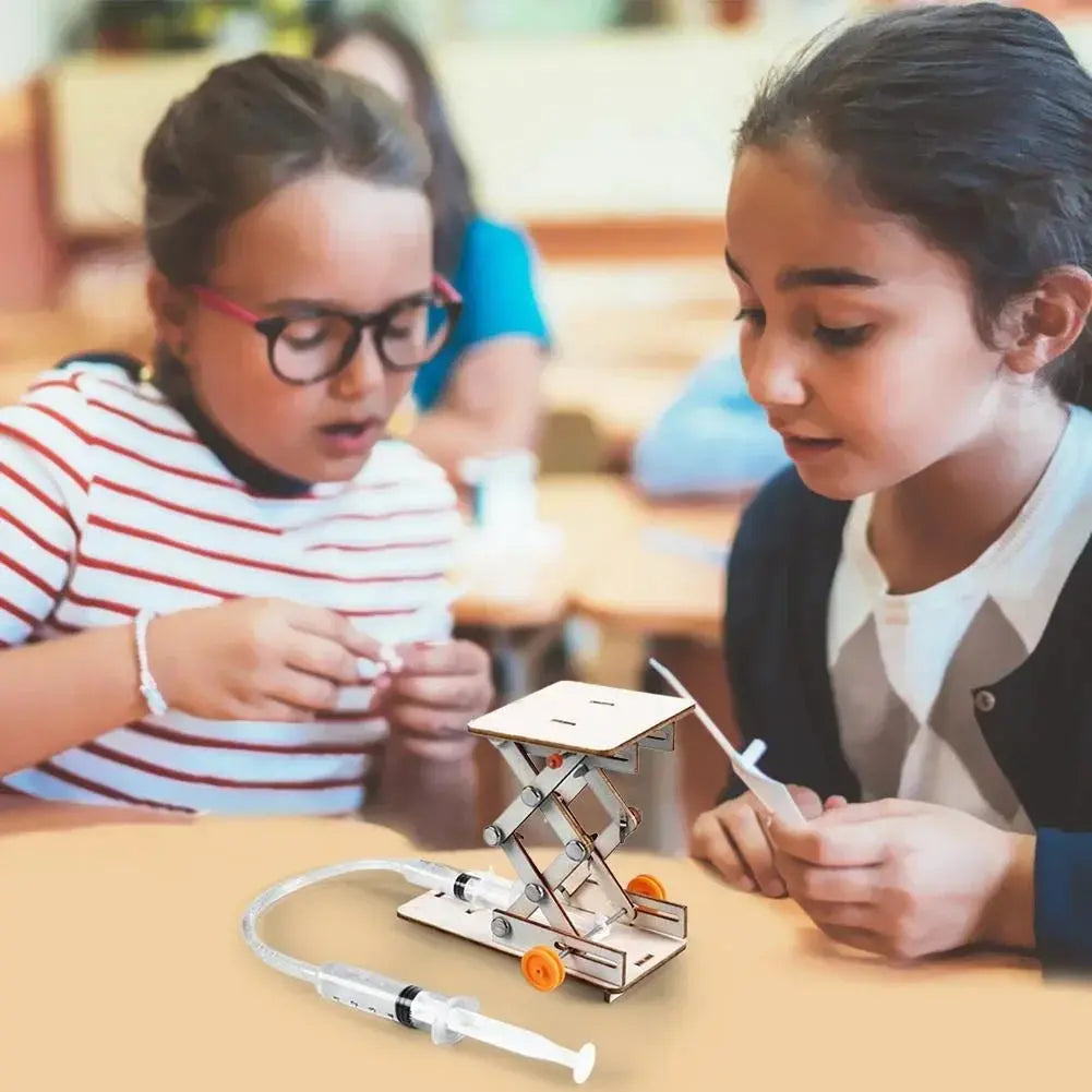 DIY Hydraulic Lift Table – STEM Science Experiment Kit for Kids