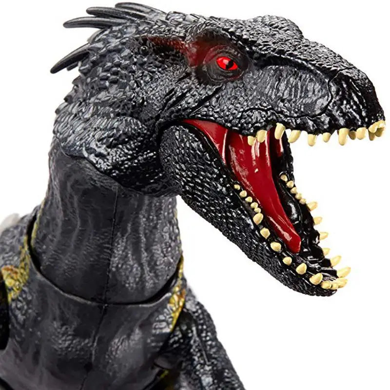 Lifelike Indoraptor Jurassic World Action Figure – Adjustable Dinosaur Toy for Kids