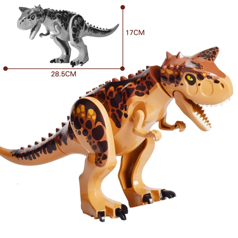 Jurassic Dino World Large Dinosaurs Figures Bricks Building Blocks Velociraptor T-Rex Triceratops Indominus Rex Toys For Kids