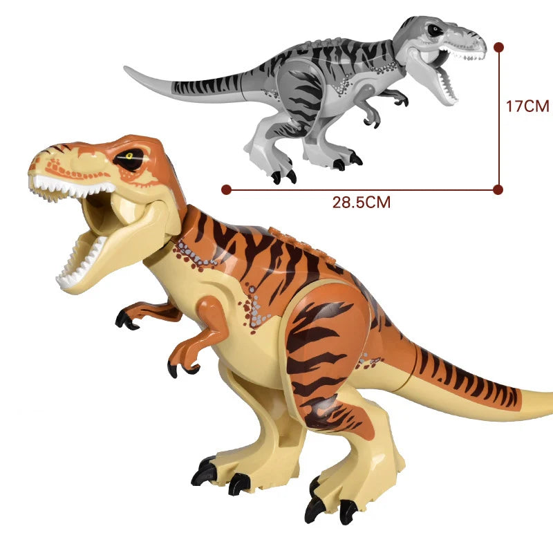 Jurassic Dino World Large Dinosaurs Figures Bricks Building Blocks Velociraptor T-Rex Triceratops Indominus Rex Toys For Kids