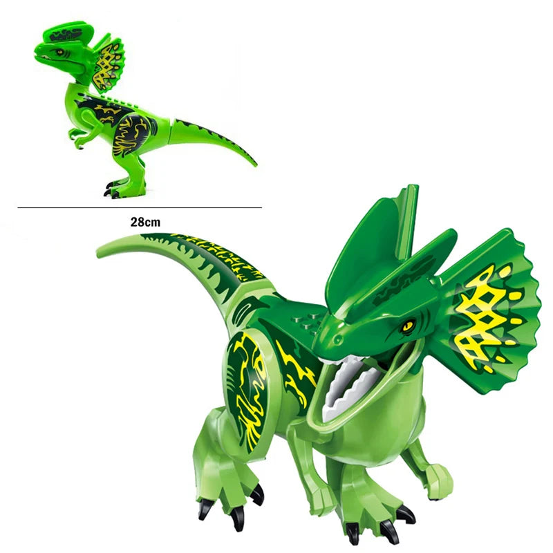 Jurassic Dino World Large Dinosaurs Figures Bricks Building Blocks Velociraptor T-Rex Triceratops Indominus Rex Toys For Kids