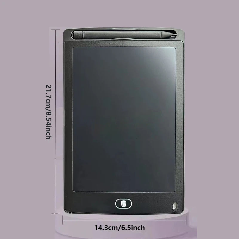 LCD Drawing Tablet for Kids – Rechargeable Erasable Writing Board 6.5–12 Inch