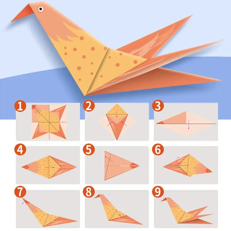 Origami Paper Craft Kit – 30 or 96 Sheets with Guide Book