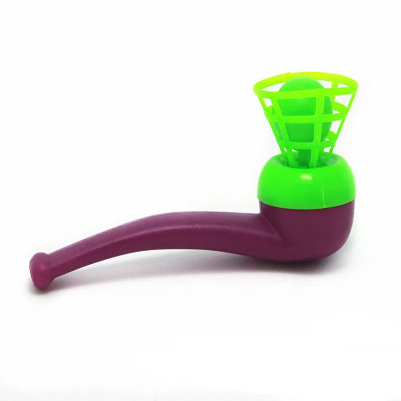 Plastic Pipe Blowing Ball Set – 3-Piece Outdoor Balance Training Toy