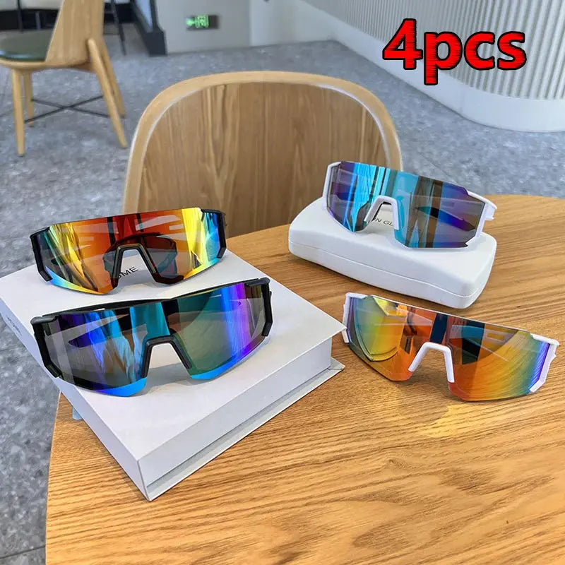 Kids Sport Sunglasses 2-Pack – UV400 Sand & Glare Protection – 4pcs z20