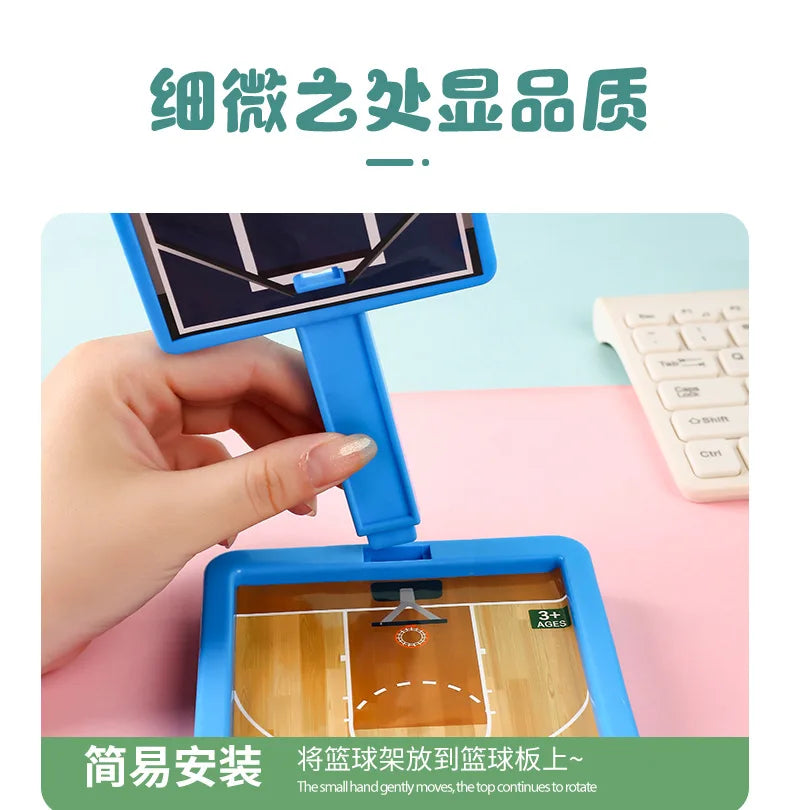 Mini Basketball Shooting Machine Toy for Kids