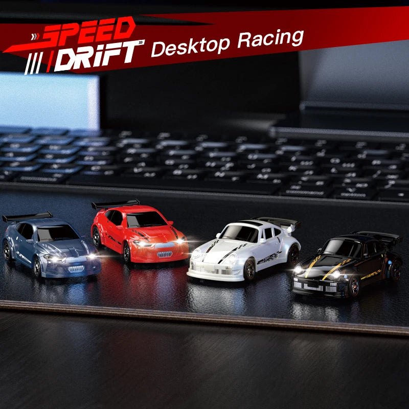 KF20 1:64 Mini Drift RC Car – 4-Wheel Remote Control Desk Racing Toy