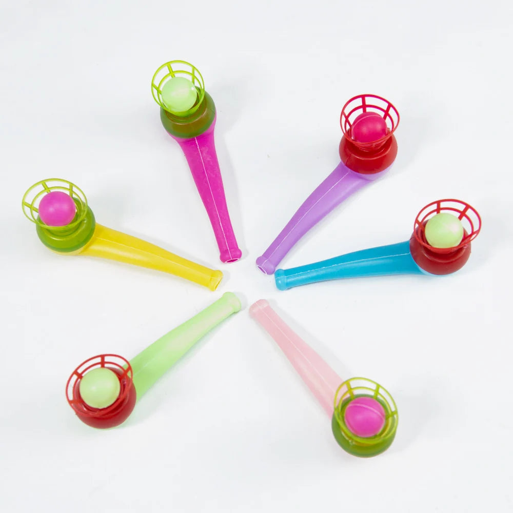 Plastic Pipe Blowing Ball Set – 3-Piece Outdoor Balance Training Toy
