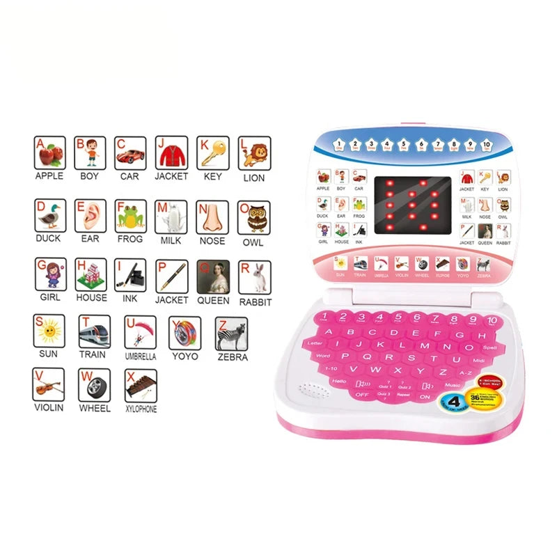 Kids Simulation Laptop – Portable Learning Typewriter for Ages 3–12