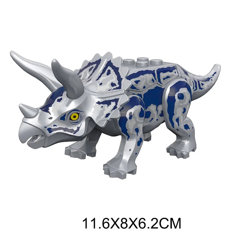 Jurassic Dino World Large Dinosaurs Figures Bricks Building Blocks Velociraptor T-Rex Triceratops Indominus Rex Toys For Kids