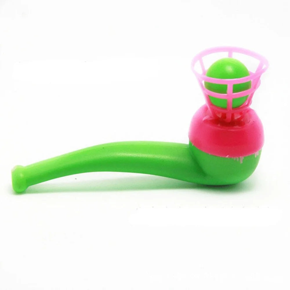 Plastic Pipe Blowing Ball Set – 3-Piece Outdoor Balance Training Toy