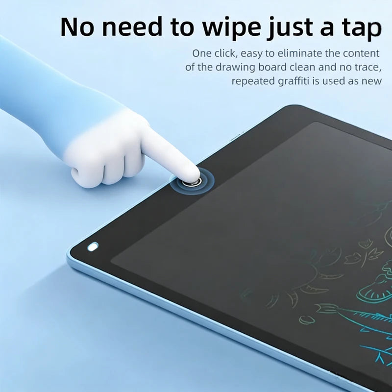 10inch LCD Color Doodle Drawing Board Handwriting Pad Electronic Writing Blackboard Birthday/Back-to-School Gift Educational Toy