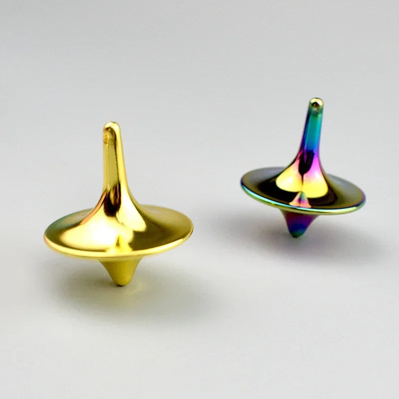 EDC Mini Metal Gyroscope Fingertip Whirlwind Gyro Anti Stress Irritability Fidget Toy Exquisite Decompression Gift