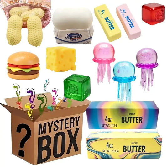 Mystery Cat Paw Mochi Squishy – Kawaii Blind Box Fidget