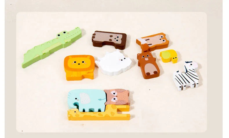 Montessori Wooden Toys Kids Busy Board Shape & Number Matching Digital Shape Educational Toys For Children Gifts TinyToyShop