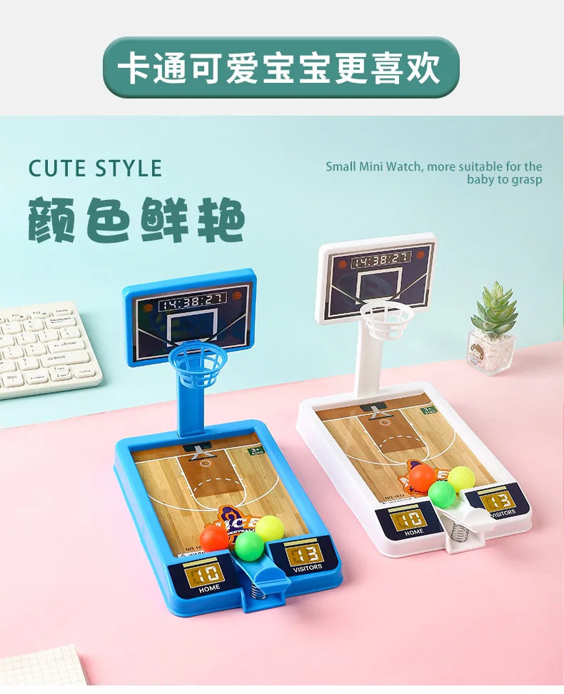 Mini Basketball Shooting Machine Toy for Kids