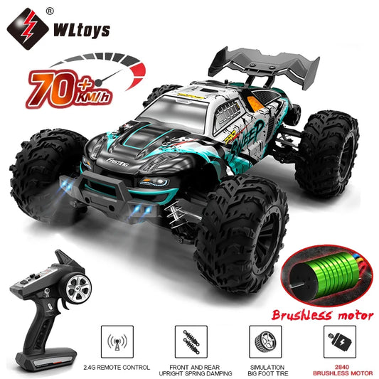 1:16 High Speed 4WD RC Monster Truck – 50 or 70 KM/H with LED Lights