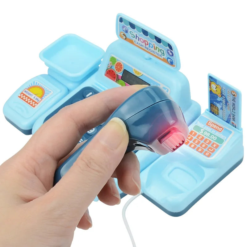 Electronic Supermarket Cashier Toy with Lights & Sound