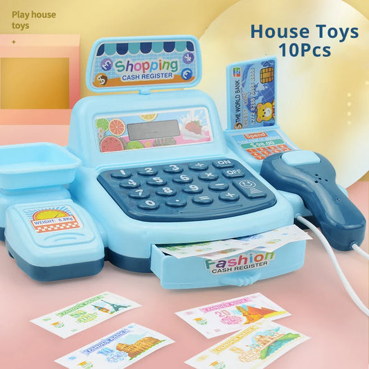 Electronic Supermarket Cashier Toy with Lights & Sound