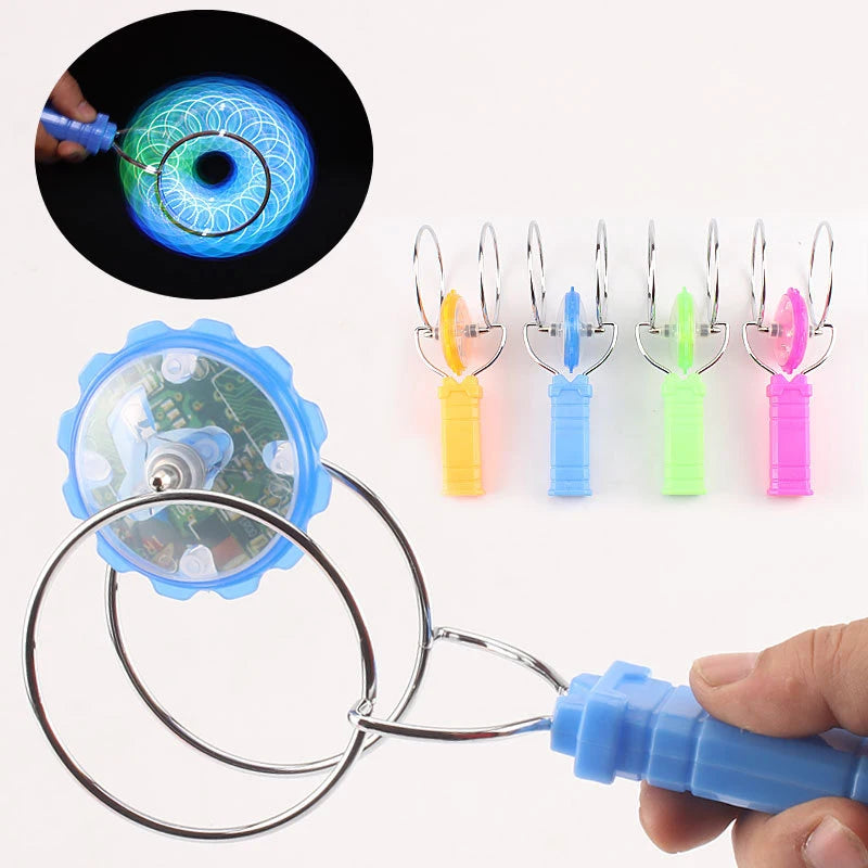 LED Magnetic Spinning Top Toy for Kids