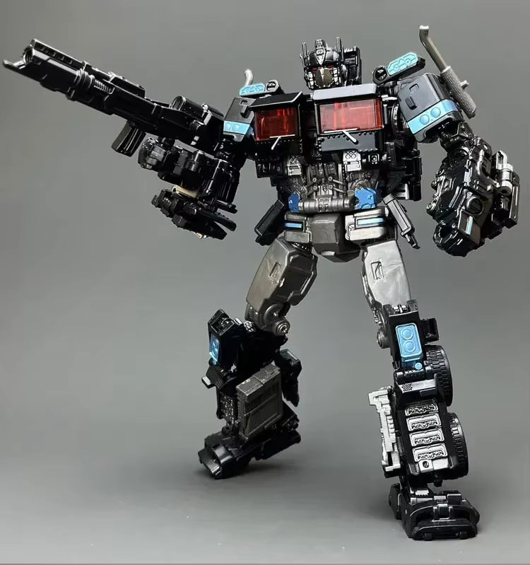 Robot Car Alloy Action Figure – Anime Series Collectible Toy for Kids