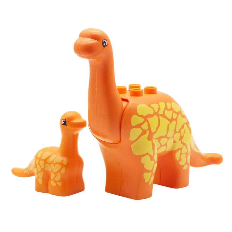 Zoo Animal Building Blocks Set – Compatible with Duplo, Dinosaurs & More