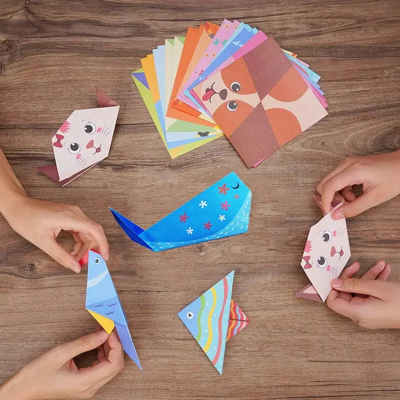 Origami Paper Craft Kit – 30 or 96 Sheets with Guide Book