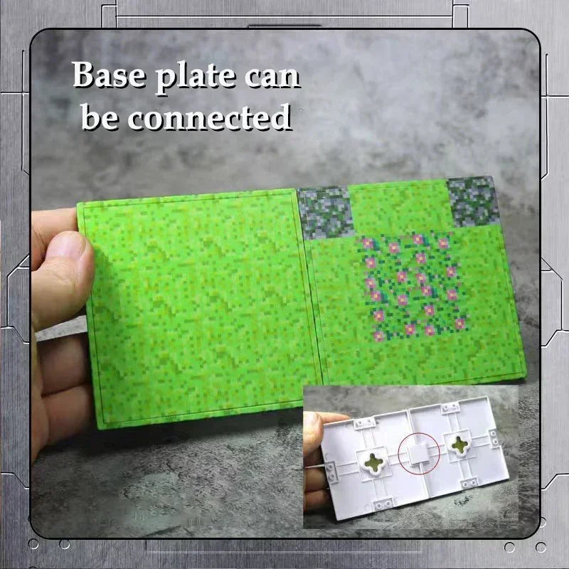 Magnetic Base Plate Variety Baseplates Match Mine World Magnetic Building Blocks Toys for Boys Girls DIY Children 2026 Gift Toy