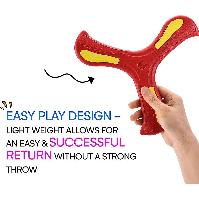 Soft Foam Boomerang – Safe Indoor & Outdoor Flying Toy