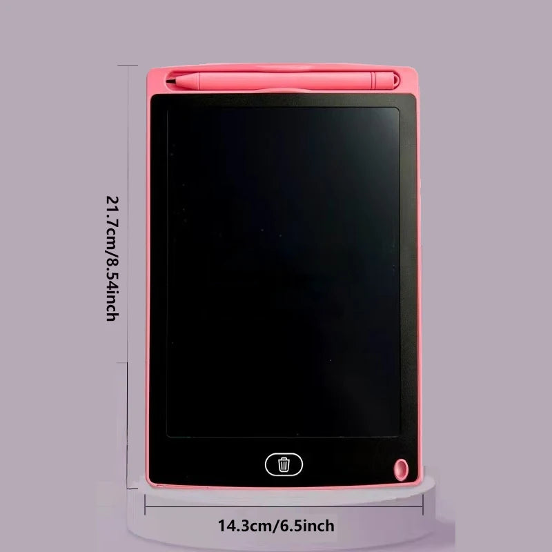 LCD Drawing Tablet for Kids – Rechargeable Erasable Writing Board 6.5–12 Inch