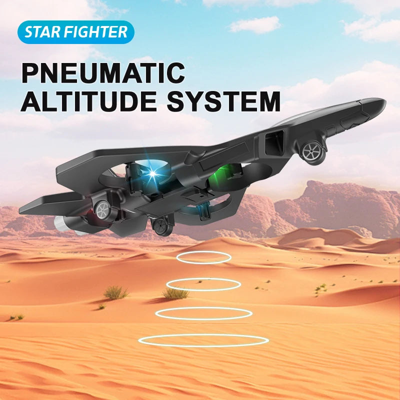 2.4G RC Stunt Helicopter with LED Lights – Foam Glider UAV for Kids & Beginners