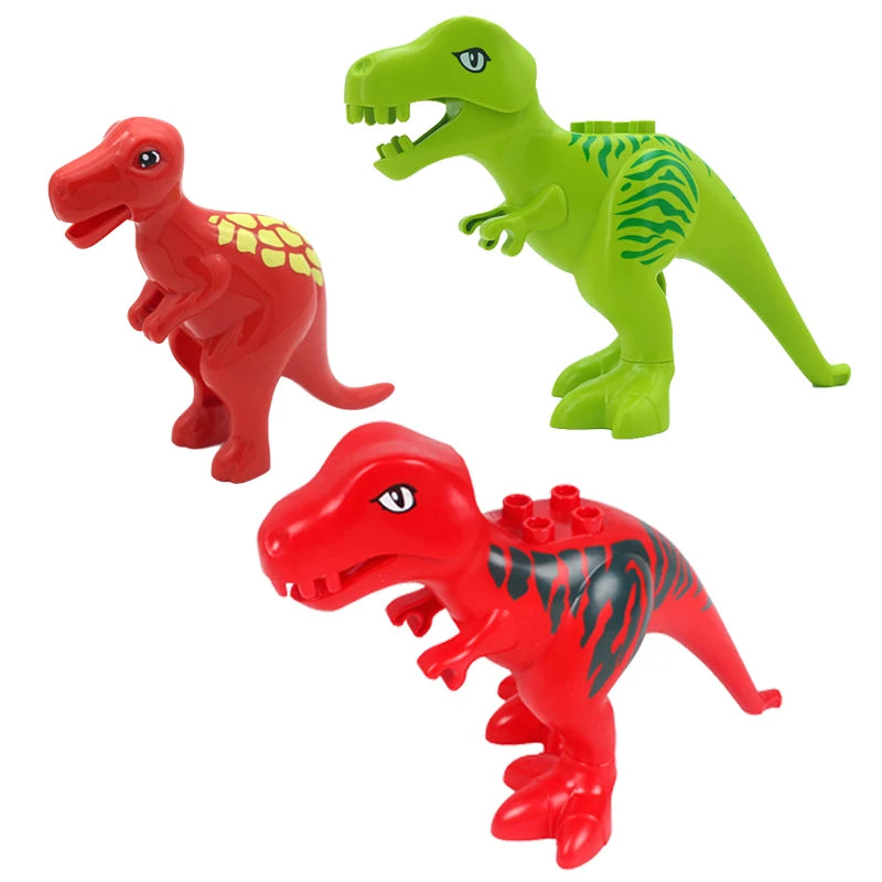 Zoo Animal Building Blocks Set – Compatible with Duplo, Dinosaurs & More