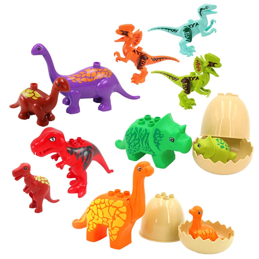 Zoo Animal Building Blocks Set – Compatible with Duplo, Dinosaurs & More