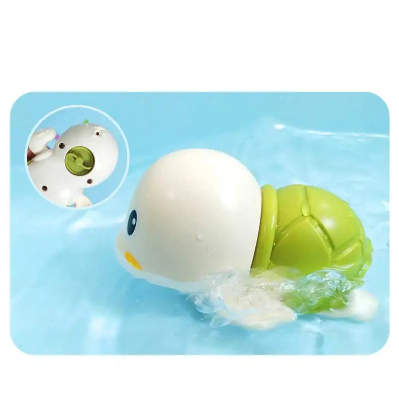 Swimming Turtle & Duck Bath Toy for Toddlers