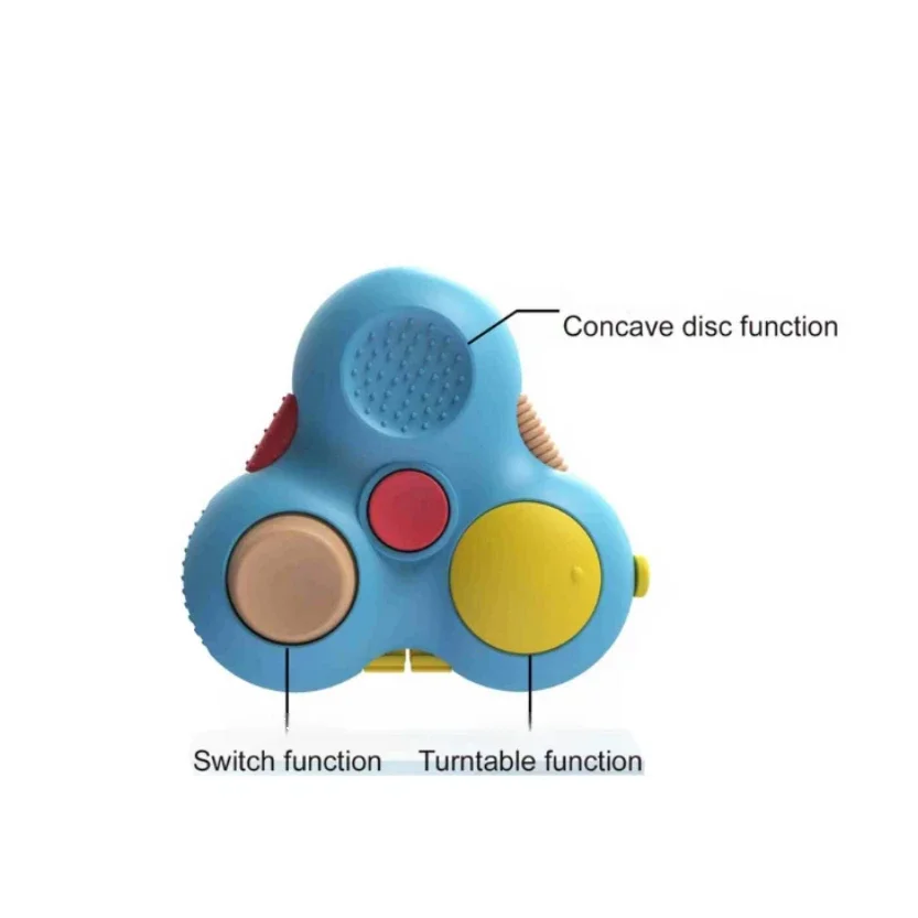 Rotating Magic Stress Relief Toy Fingertip Decompression Toy Educational Fidget Toy for Kids
