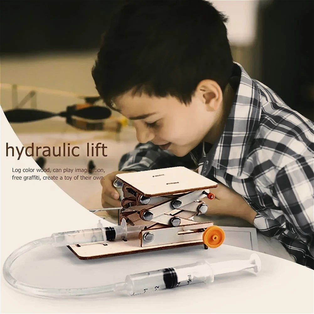 DIY Hydraulic Lift Table – STEM Science Experiment Kit for Kids