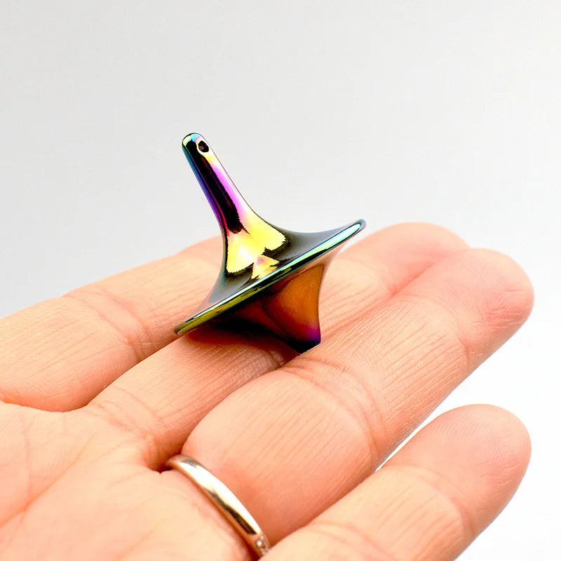 EDC Mini Metal Gyroscope Fingertip Whirlwind Gyro Anti Stress Irritability Fidget Toy Exquisite Decompression Gift