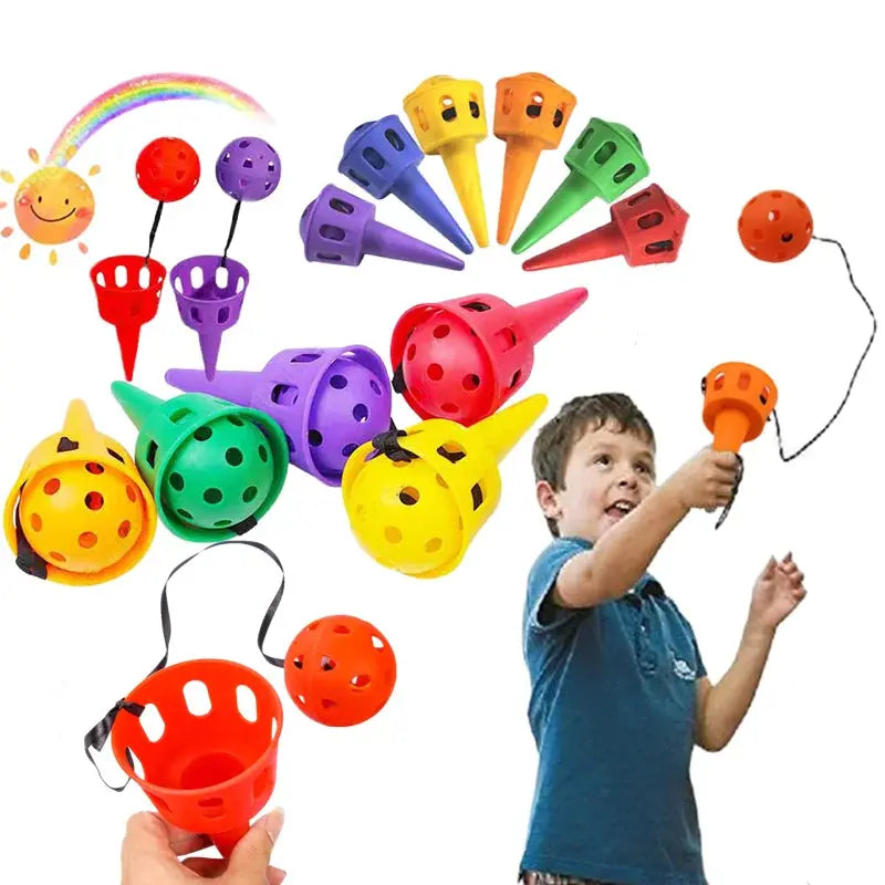 Throw & Catch Game Set – Hand-Eye Coordination Outdoor Toy
