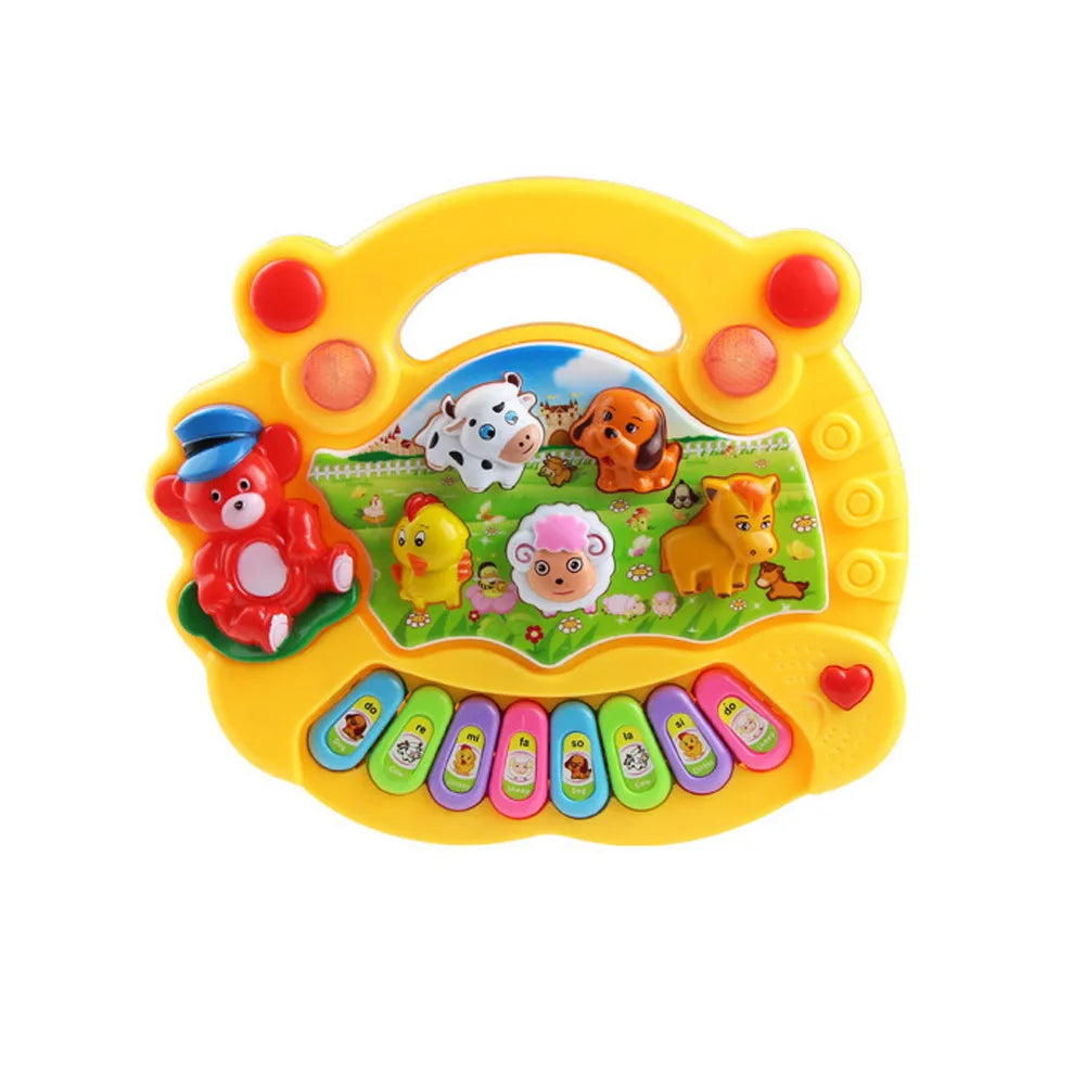 Baby Musical Animal Piano – Flashing Keyboard Early Education Toy