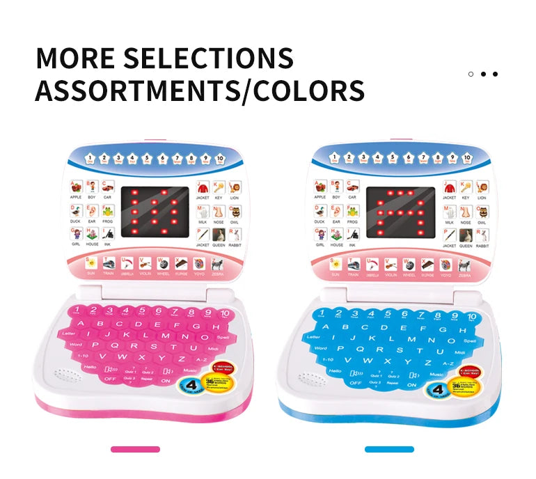 Kids Simulation Laptop – Portable Learning Typewriter for Ages 3–12