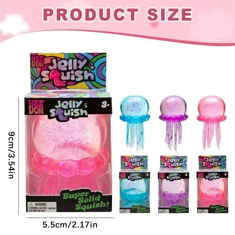 Crystal Jellyfish Squishy – Slow-Rise Squeeze Toy