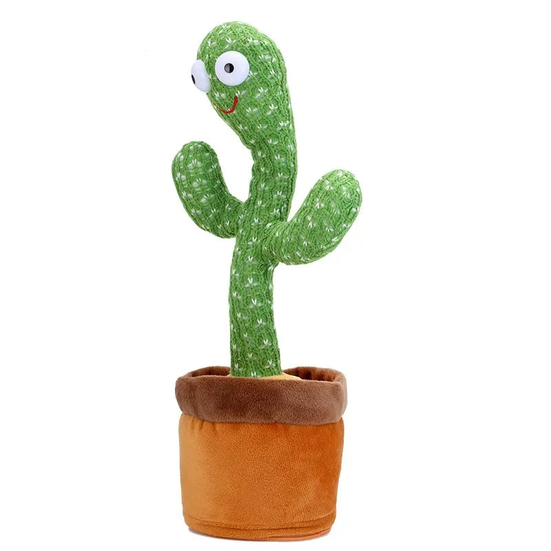 Dancing Cactus Talking Plush Toy with Music & Lights