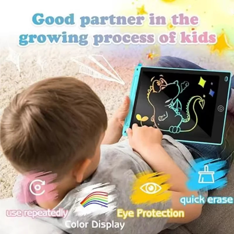 10inch LCD Color Doodle Drawing Board Handwriting Pad Electronic Writing Blackboard Birthday/Back-to-School Gift Educational Toy